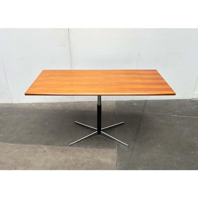 Mid-Century Modern German Adjustable Dining Table by J.M. Thomas for Wilhelm Renz, 1960s For Sale - Image 9 of 18