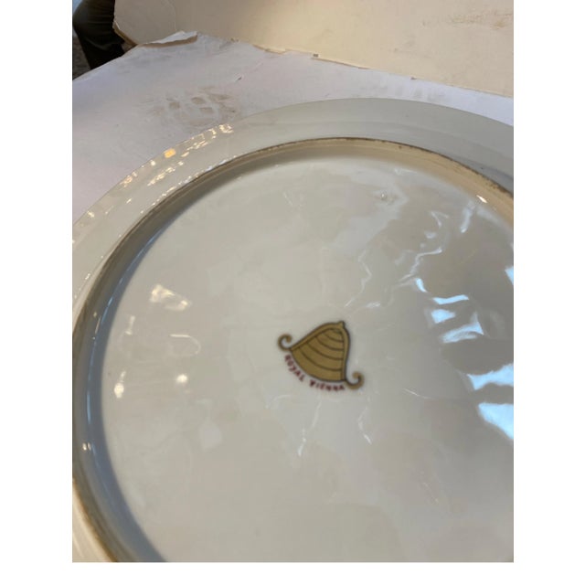 Porcelain Allegorical Scene Plates - Set of 12 For Sale - Image 4 of 13