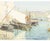 Watercolor - Eugênio Gays. 'Seascape'. Watercolor on paper. Signed. Dimensions: 27x37.5 cm