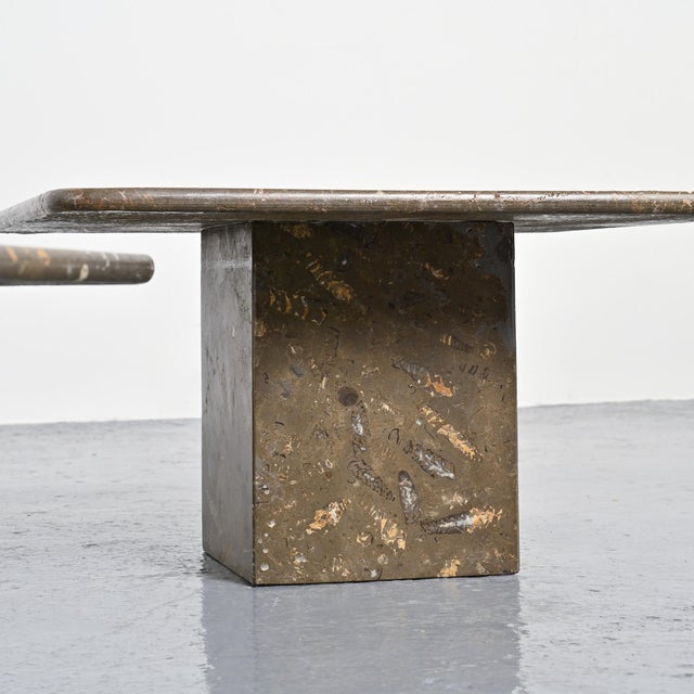 Fossile Nesting Tables, Switzerland, 1970, Set of 3 For Sale - Image 16 of 17