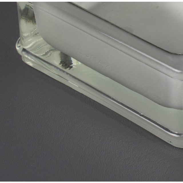 Lumax Molded Glass Ashtray, Desk Accessory Catchall, Design by Le Corbusier For Sale In Atlanta - Image 6 of 14
