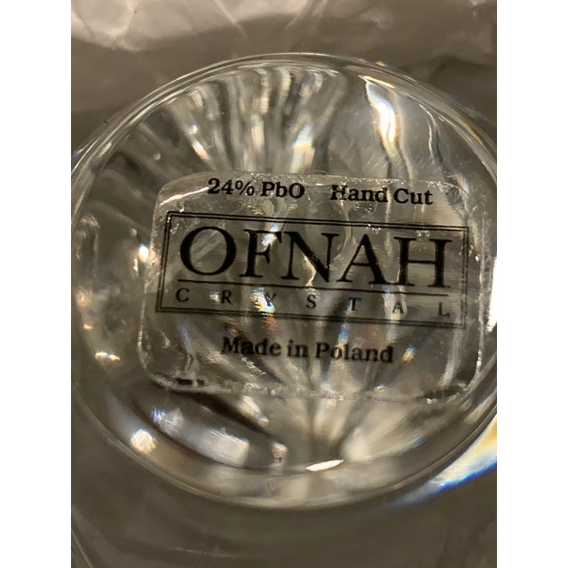 Early 21st Century Hand Cut Lead Crystal Dove Easter Egg Paperweight From Poland For Sale - Image 5 of 7