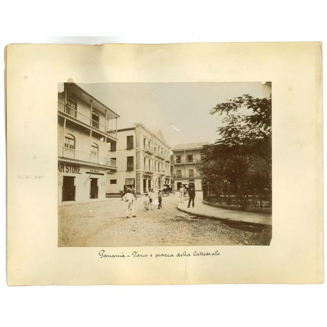 Unknown, Ancient Views of Panama City, Vintage Photos, 1880s, Set of 2 For Sale - Image 3 of 3