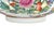 White Oversized Chinese Rose Medallion Punch Bowl Flower Garden & Butterflies C1930 For Sale - Image 8 of 15