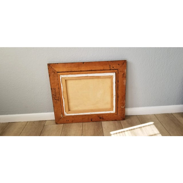 1970s Montreal Artist Guy Duveyre Rural River Landscape Oil on Canvas Painting For Sale - Image 10 of 11