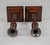 Late 19th Century Antique Pair English Mahogany Candlesticks For Sale - Image 5 of 6