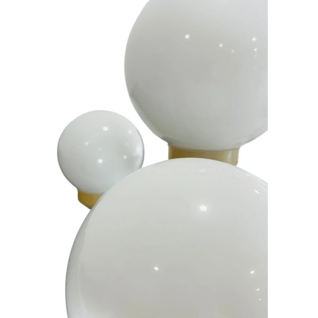 Vintage European Street Lamp, 4-Globe Outdoor Floor Lamp, Mid-Century Patio Light, Plastic Yard Decor For Sale - Image 9 of 12