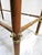 Mid-Century French Glass Top Faux Bamboo Wood and Brass Side Table Attributed to Maison Baguès For Sale - Image 15 of 18