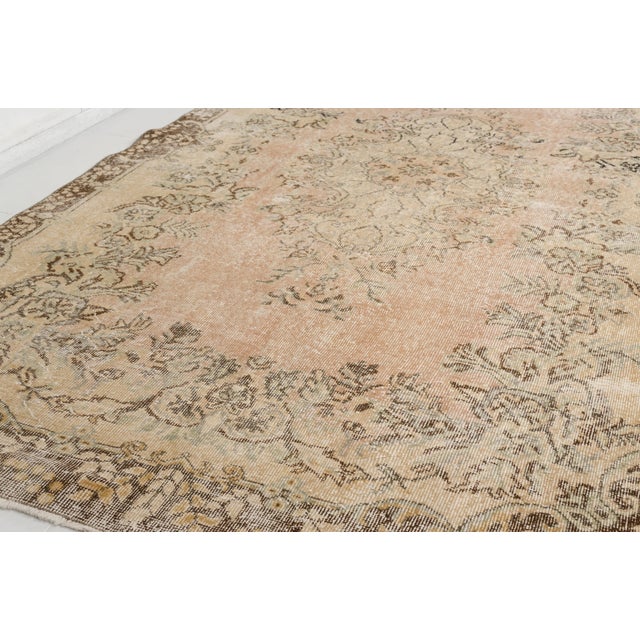 Vintage Turkish Area Rug, Hand-Knotted Wool, Traditional Anatolian Rug For Sale - Image 4 of 10