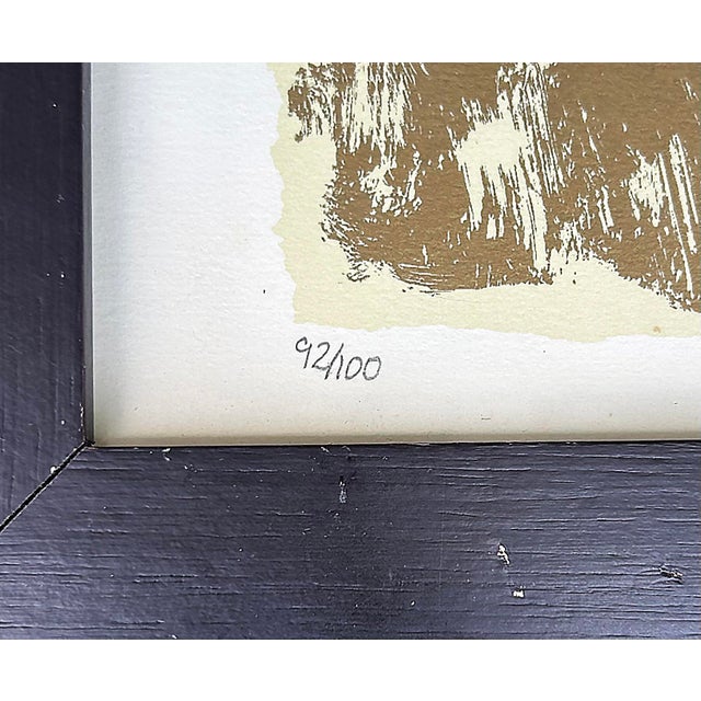 Late 20th Century Humberto Castro Lithograph #92 From an Edition of 100, Framed and Signed, 4 of 5 For Sale In Miami - Image 6 of 10