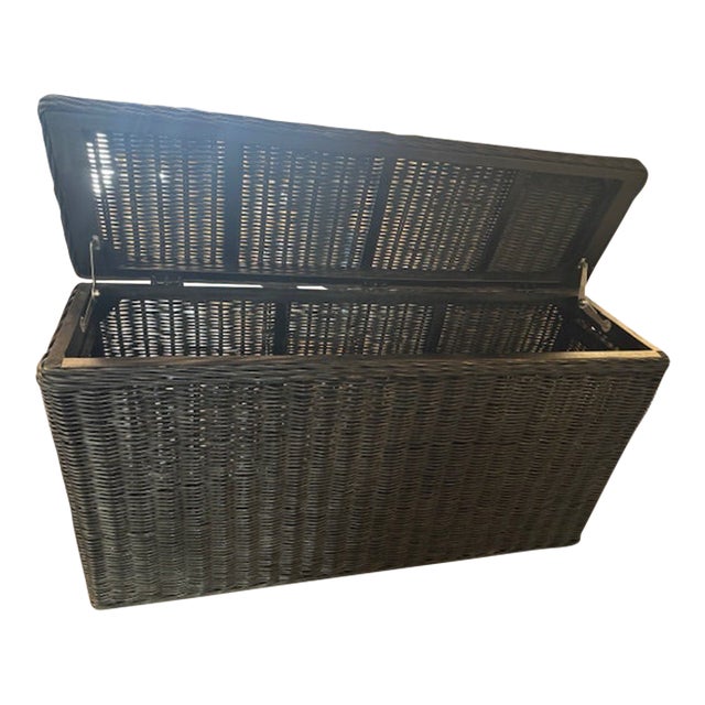 Indigo Road by Egypt Wooden Storage Console, Attributed For Sale