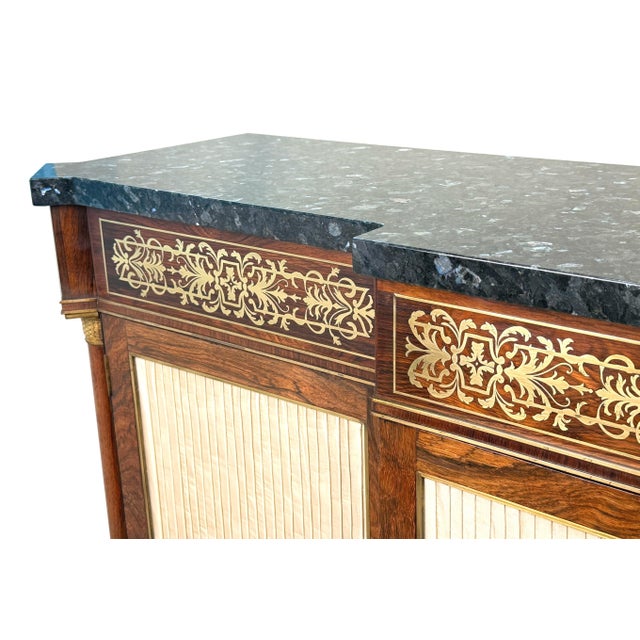 Regency Rosewood Breakfront Side Cabinet, 1815 For Sale - Image 12 of 18