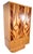 Mid-Century Modern Brutalist Organic Mid Century Modern Tobago Armoire Chifferobe Made in Canada C 1970's For Sale - Image 3 of 16