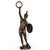 VICTORIOUS ACHILLES Probably German, circa 1900 28 1/4" H x 7" D x 7 1/2" W Patinated sand-cast bronze Unsigned A powerful...