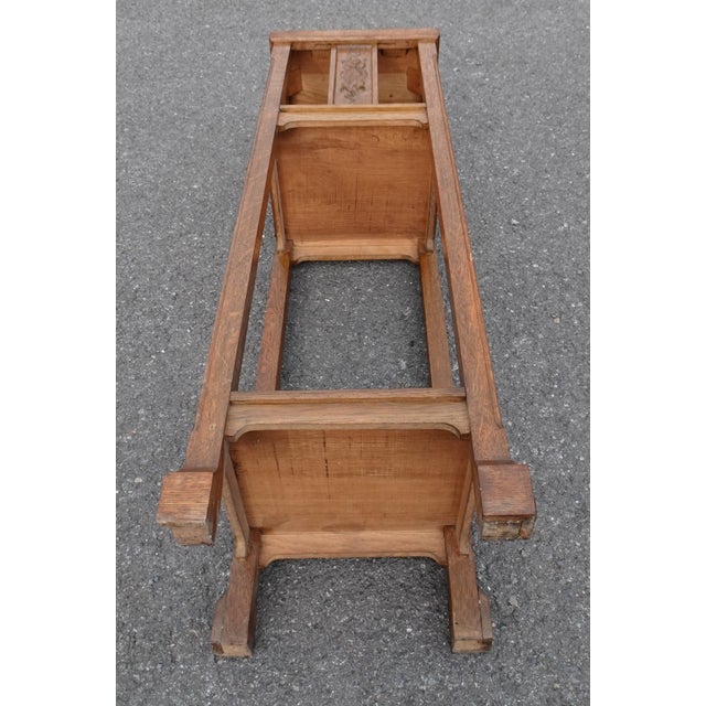 Art Deco Carved Wood Plant Stand, 1930s For Sale - Image 9 of 18