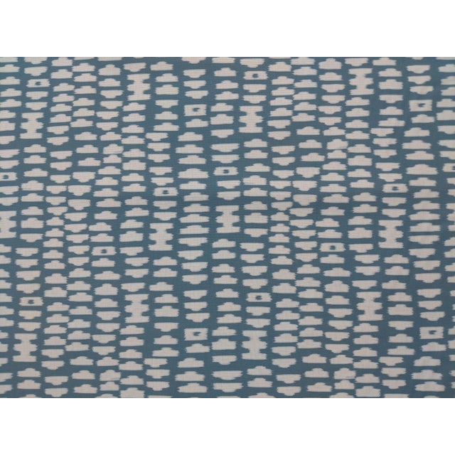 Abstract Blue and White Clouds Fabric by Havenly for the Inside- 4 Yards For Sale - Image 15 of 17