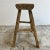 Vintage Elm Wood Stool For Sale - Image 4 of 7