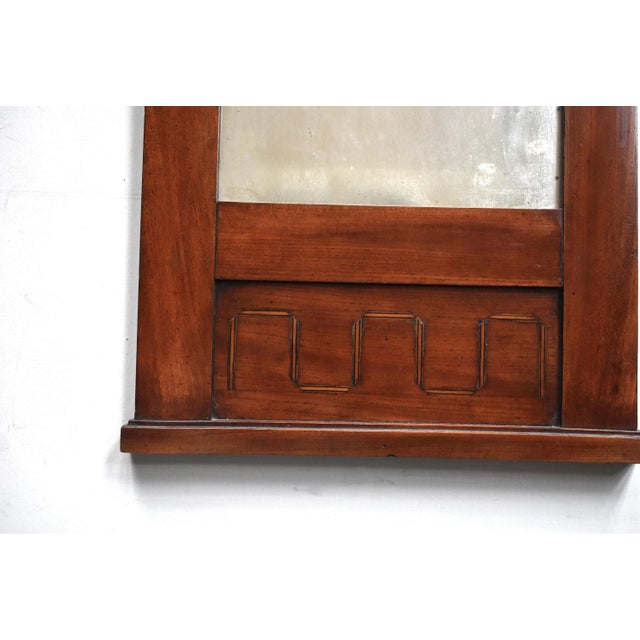 Antique Early 19th-Century Swedish Neoclassical Empire Pier Mirror For Sale - Image 10 of 12