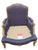 Vintage J. Royale French bergère chair & ottoman with a gilded wood frame Indulge in the ultimate blend of historical...