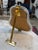 Transparent Vintage Murano Style Twisted Art Glass Vanity Mirror With Brass Accents For Sale - Image 8 of 9