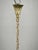 Gold Czechoslovak Art Deco Brass and Opaline Glass Chandelier, 1930s For Sale - Image 8 of 15