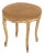 Louis XV Style Snakeskin Print Upholstered Ottoman For Sale