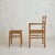 French Wood + Rope Armchair with Ottoman, 1950s For Sale - Image 4 of 10