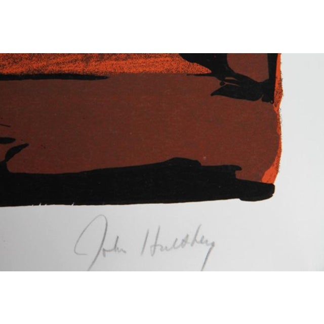 Artist: John Hultberg, American (1922 - 2005) Title: Rusted Room Year: Circa 1978 Medium: Silkscreen, Signed and numbered...