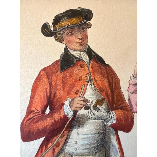 Achille Devéria, Court Costume, 1847, Lithograph For Sale - Image 4 of 9
