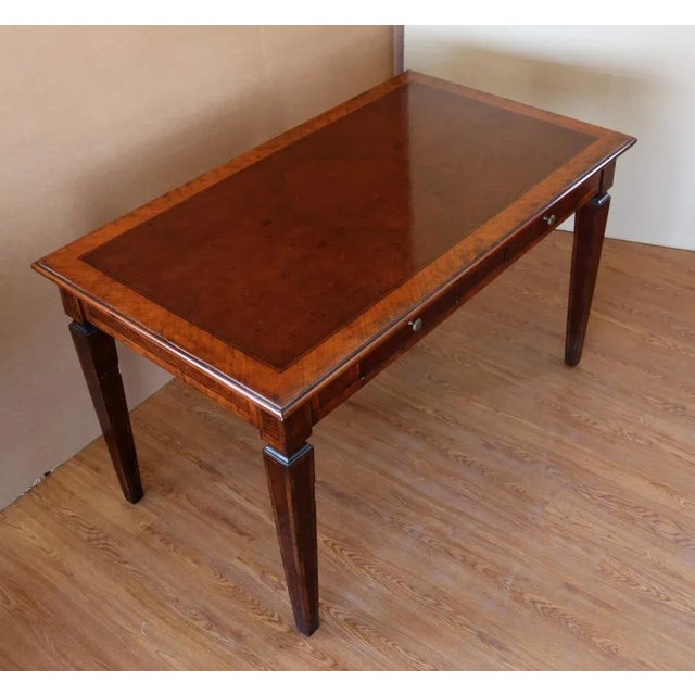 1990s Dining Table in Walnut, 1990s For Sale - Image 5 of 6