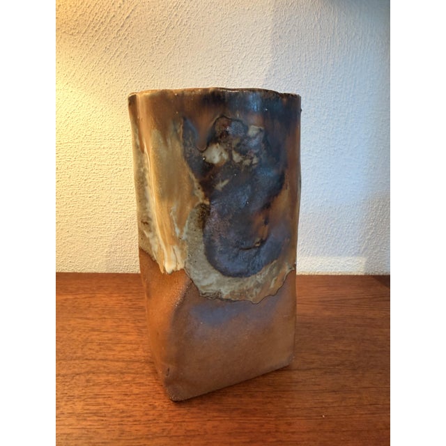 Ceramic Brutalist Sculptural Model 1953 Bio-Vase by Aksel Larsen for Axella Design, Denmark, 1970s For Sale - Image 7 of 7