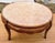 1954 Round Fruitwood Coffee Table With Inset Pink Italian Marble Top For Sale In Baltimore - Image 6 of 10