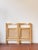 Folding Chairs in Pine Wood and Wicker Seats, Set of 2 For Sale - Image 10 of 18