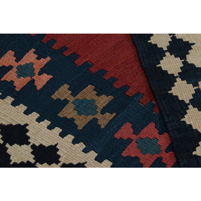 Textile 1950s Vintage Afghani Tribal Kilim Rug With Open Field and Medallion From Rug & Kilim For Sale - Image 7 of 7