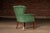 Vintage Green Vinyl Clamshell Armchair For Sale In Chicago - Image 6 of 13