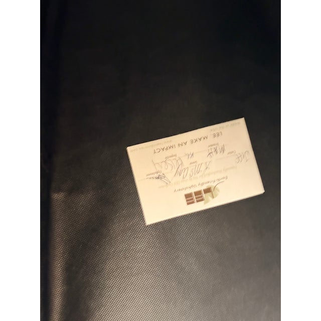 Pair of Lee Industries Host Chairs (5205-01c) on Casters For Sale In Washington DC - Image 6 of 12