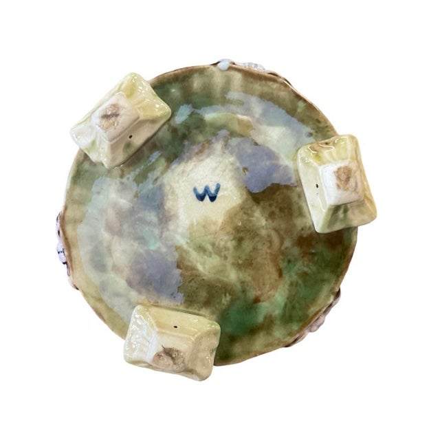 Ceramic Late 19th Century Majolica Footed Planter For Sale - Image 7 of 7