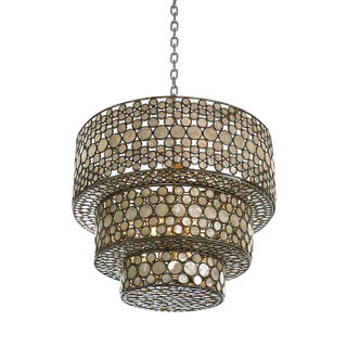 Capiz Shell Tiered Chandelier by Century Furniture For Sale