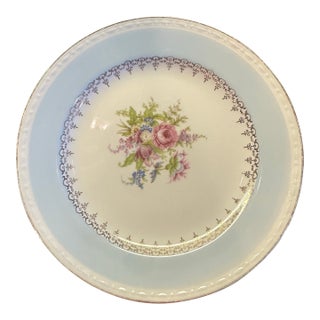 1950s Homer Laughlin Eggshell Georgian Blue Shell Small Saucer For Sale