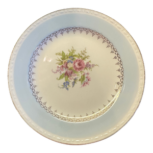 1950s Homer Laughlin Eggshell Georgian Blue Shell Small Saucer