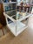 Hollywood Regency Vintage Hollywood Regency Fluted Column Side Table With Smoky Mirror Top For Sale - Image 3 of 5