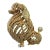 Vintage Signed Capri Goldtone/Rhinestone Poodle Brooch/Pin Fabulous 1.75" H For Sale