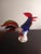 This is a Multicolor Art Glass Rooster Figurine. Procured at an auction