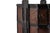 Antique 2 Two Tiered Chinese Wedding Basket in Dark Wood & Bamboo Rattan For Sale - Image 10 of 12