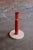 Vintage Post-Modern Glass, Metal and Travertine Drinks Side Table, Italy, 1970s For Sale - Image 9 of 18