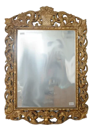 Golden Carved Mirror
