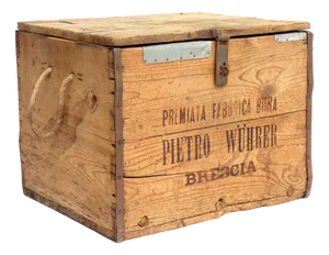 Wooden Beer Trunk Case from Pietro Whürer, 1940s