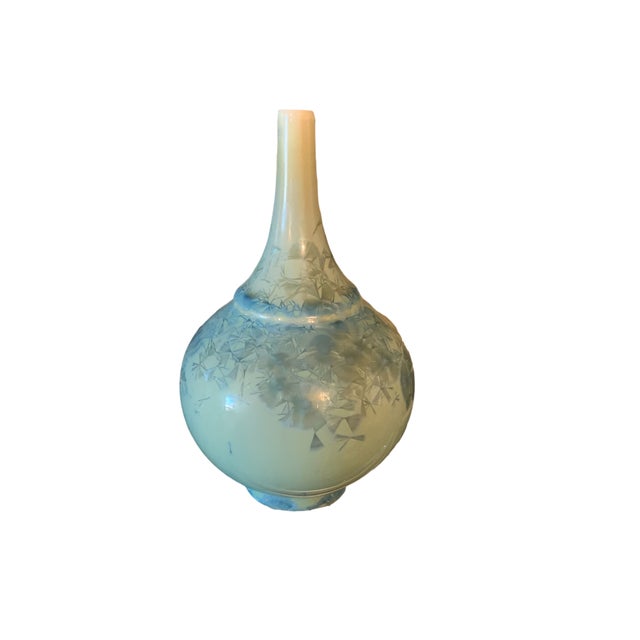 Vintage Hand Thrown Studio Pottery Crystalline Glaze Bud Vase Signed ...