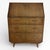 Metal Mid-Century Secretary Desk with Drop Front and Tapered Legs For Sale - Image 7 of 7