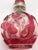 Antique Beijing Glass Snuff Bottle With Red Glass Overlay For Sale - Image 11 of 13